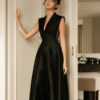 Niche Light Luxury High Set Little Black Dress