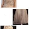 Slim Beauty Gold Banquet Evening Dress