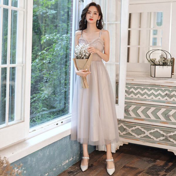 Banquet Evening Women's Light Luxury Small Bridesmaid Dress