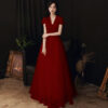 Women's Elegant Long Banquet Evening Dress