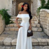 Elegant Strapless Evening Gown Dress