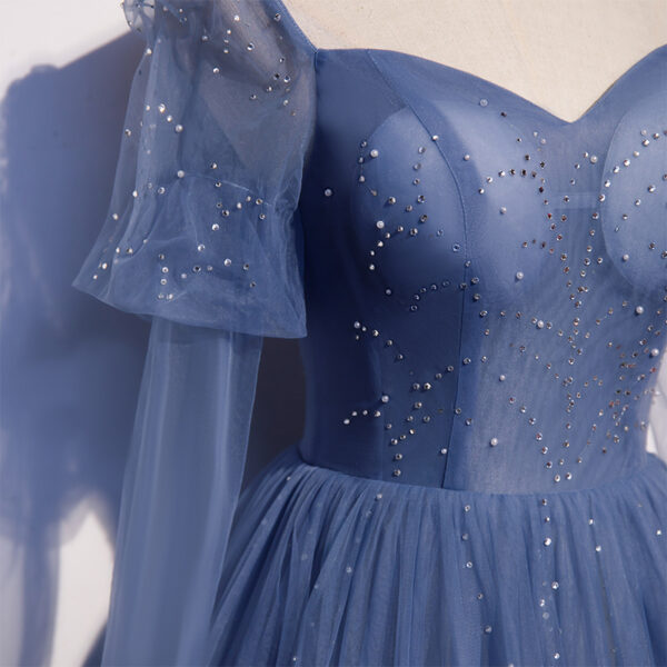 Banquet Evening Dress Dress Women's, Blue Long Dress