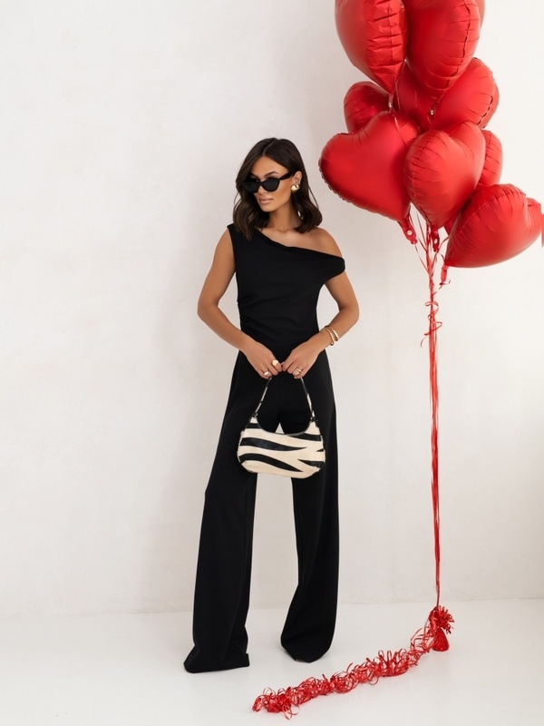 elegant straight leg jumpsuit women side zip fitted outfit,