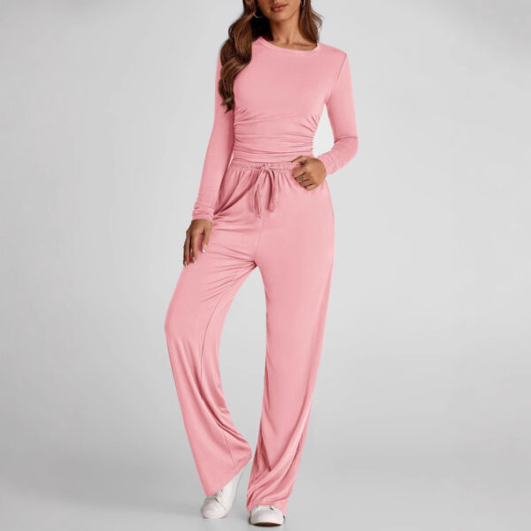 High Waisted Wide Leg Pants Sportswear