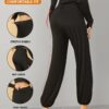 High Slit Boho Harem Yoga Pants For Women Flowy, Trendy & Comfortable