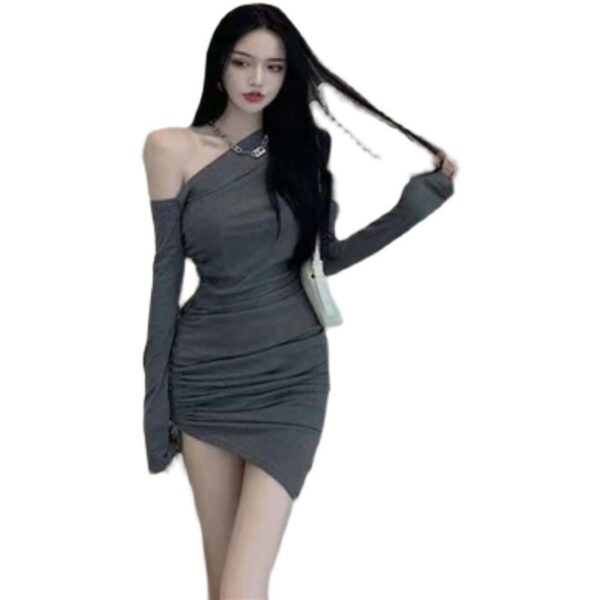 New Sexy Off-shoulder Slim-fit Bodycon Dress
