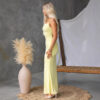 Backless Cross Tie Low Waist Bodycon Maxi Dress