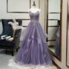 Banquet Evening Dress Female Purple