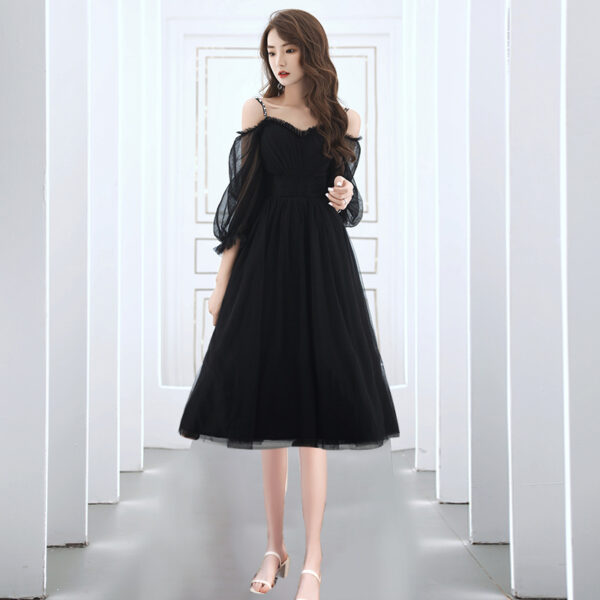 Banquet Evening Dress Women's New Long Sleeve