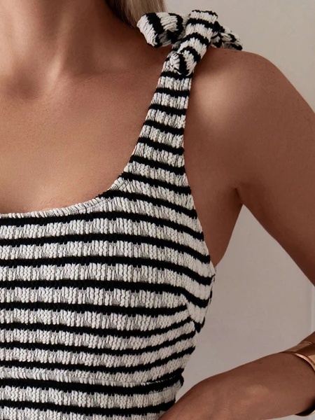 Women's Two-piece Striped Swimsuit