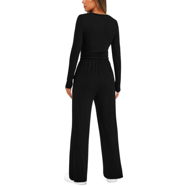 High Waisted Wide Leg Pants Sportswear