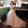 Banquet Host Small Evening Dress Women's Slim Bridesmaid Dress