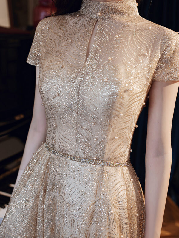 Banquet Temperament Hosting Dress Women's Evening Dress