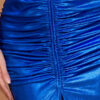 Split lace-up mop evening dress