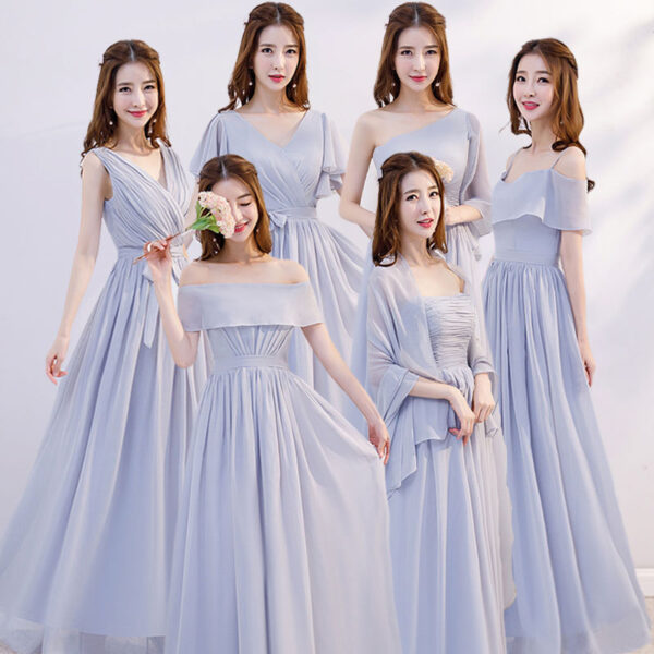 Slim-fit Slimming Bridesmaid Dress Winter Sisters Dress Bridesmaid Dress