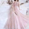 One-shoulder Evening Dress Skirt Female Fairy Birthday Long High-end Texture Banquet Ladies