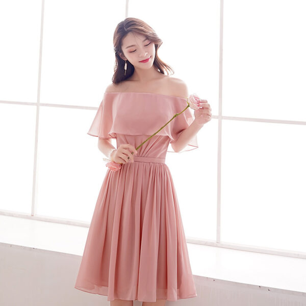 Girlfriend Bridesmaid Group Evening Wear Graduation Dress