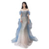 Off Shoulder Light Luxury Host Fish Tail Dress