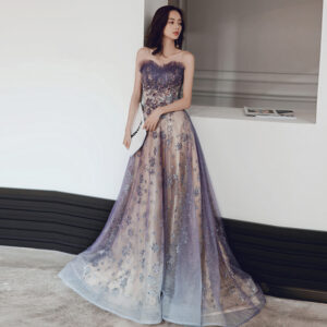 The Banquet Evening Dress Is Purple Dreamy And Long