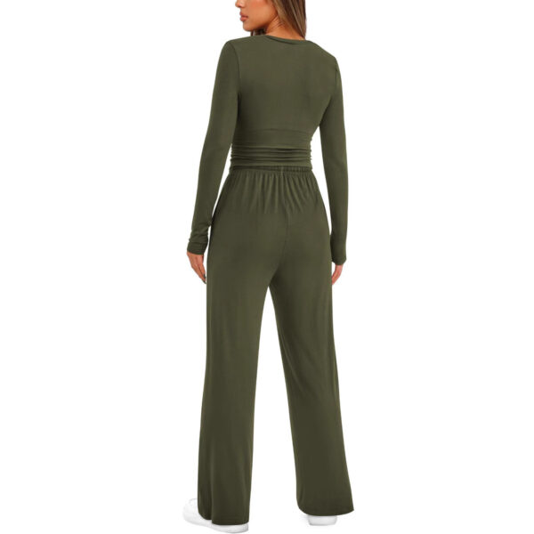 High Waisted Wide Leg Pants Sportswear