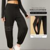 High Slit Boho Harem Yoga Pants For Women Flowy, Trendy & Comfortable