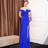 French Temperament Socialite Banquet Fishtail Sexy One-shoulder Evening Dress Female
