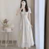 French White Luxury Fairy Dress Girl