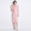 Light Luxury Dress Female Exquisite Rhinestone