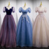 French Style Light Evening Dress Female Banquet Gradient Princess Dress
