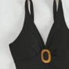 New Sexy One-piece Women's Swimsuit Covers With A V-neck That Exudes A Sense Of Luxury