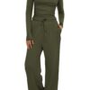 High Waisted Wide Leg Pants Sportswear
