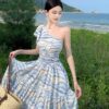 Women's Elegant Waist-tied Dress