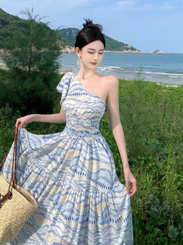 Women's Elegant Waist-tied Dress