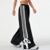Three Bars Drawstring Cuffed Straight Casual Extended Sports Trousers