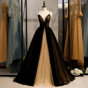 Banquet Evening Long Dress Black Slimming Daily Style Annual Meeting Elegant Birthday