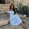 Elegant Strapless Evening Gown Dress