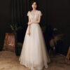 Women's Elegant Long Banquet Evening Dress