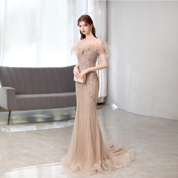 High-end Luxury Fishtail Evening Dress