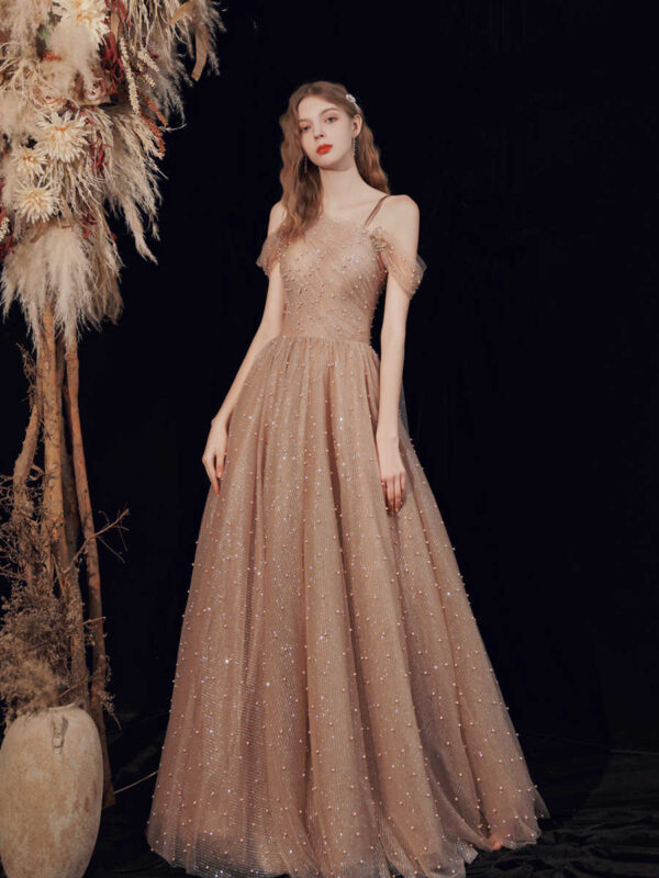 Bridal Wedding Host Performance Long Evening Dress