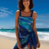 Slimming Retro Print One-Piece Fashionable Sexy Swimsuit For Women