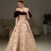 Summer Red French Engagement Off-shoulder Fashion Runway Banquet Evening Dress