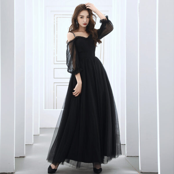 Banquet Evening Dress Women's New Long Sleeve
