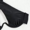 Women's Black Sexy  Two-piece Quick-dry Fabric Bikini Swimwear