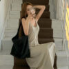 Summer Thin Dress Elegant Sleeveless