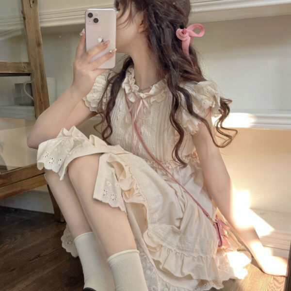 Women's Wooden Ear Elegant Dress