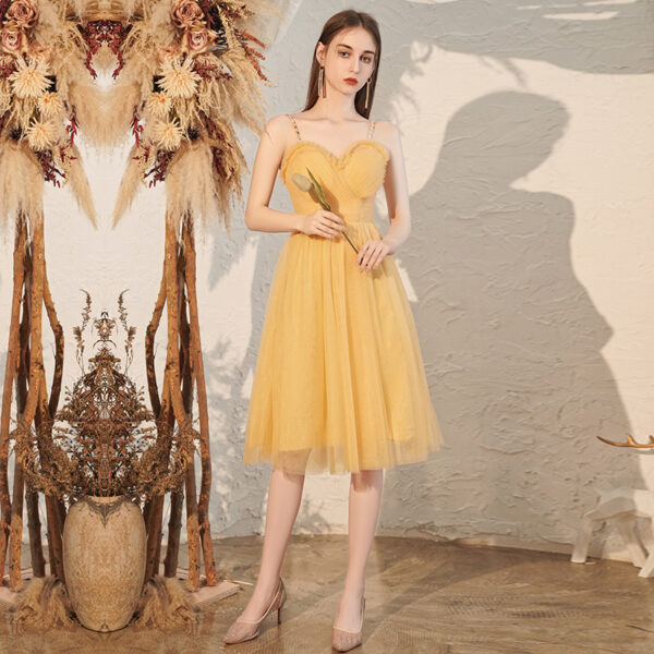 Banquet Evening Women's Light Luxury Small Bridesmaid Dress