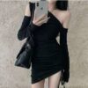New Sexy Off-shoulder Slim-fit Bodycon Dress