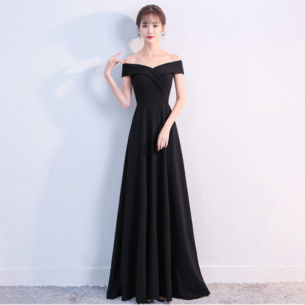 Evening Dress Women's Banquet Black Party