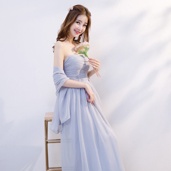 Slim-fit Slimming Bridesmaid Dress Winter Sisters Dress Bridesmaid Dress