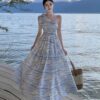 Women's Elegant Waist-tied Dress